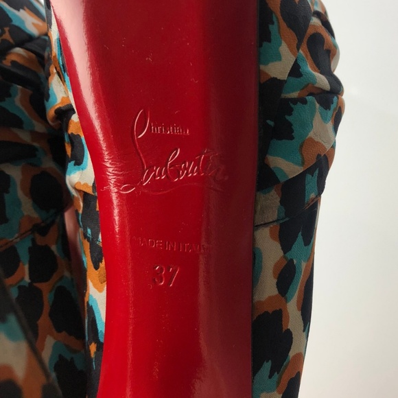 Christian Louboutin Jenny 150 Fabric Pumps 37 - Picture 7 of 9